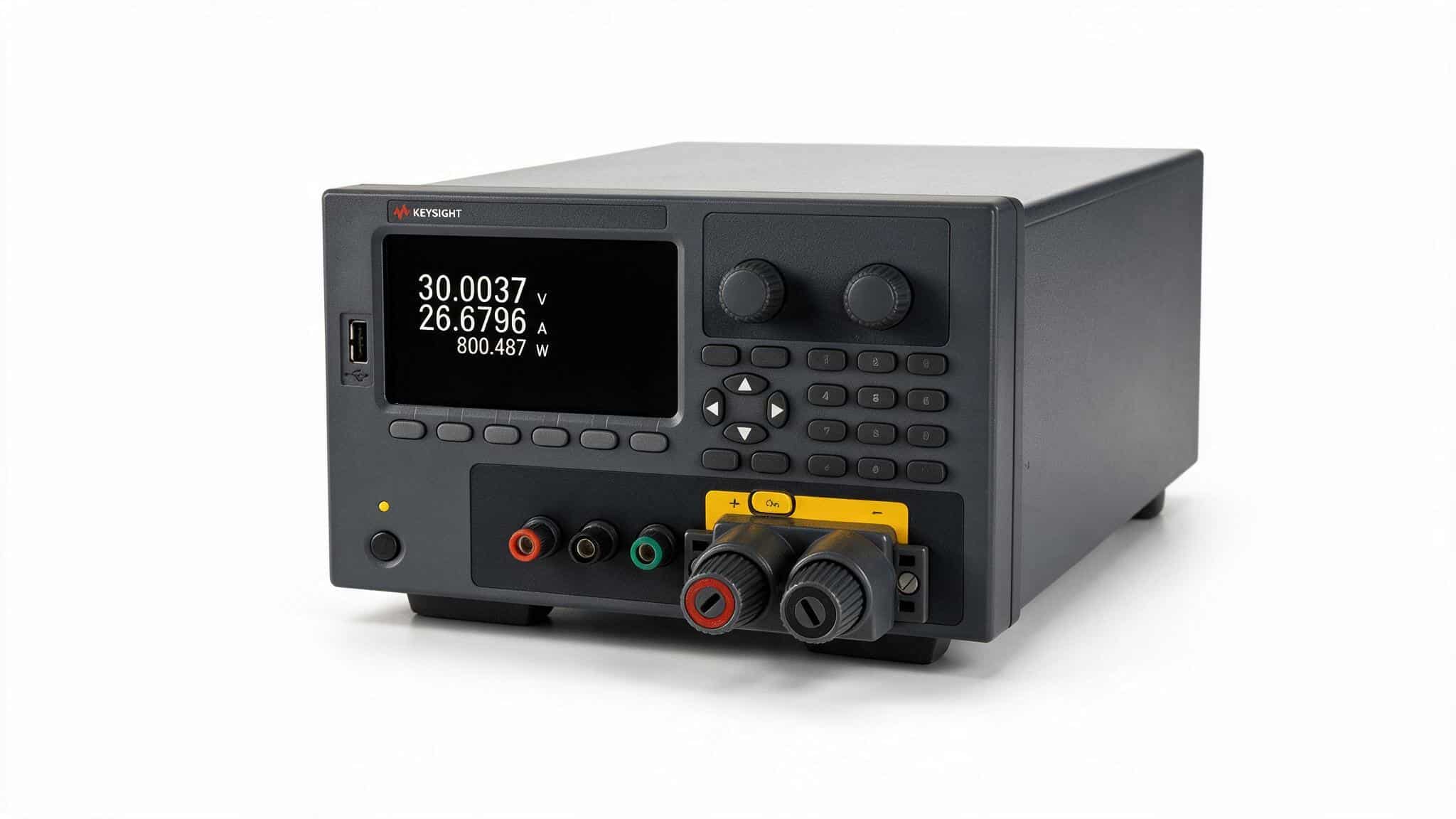 Bộ nguồn DC Keysight E36154A 30V 80A 800W chụp studio nền trắng