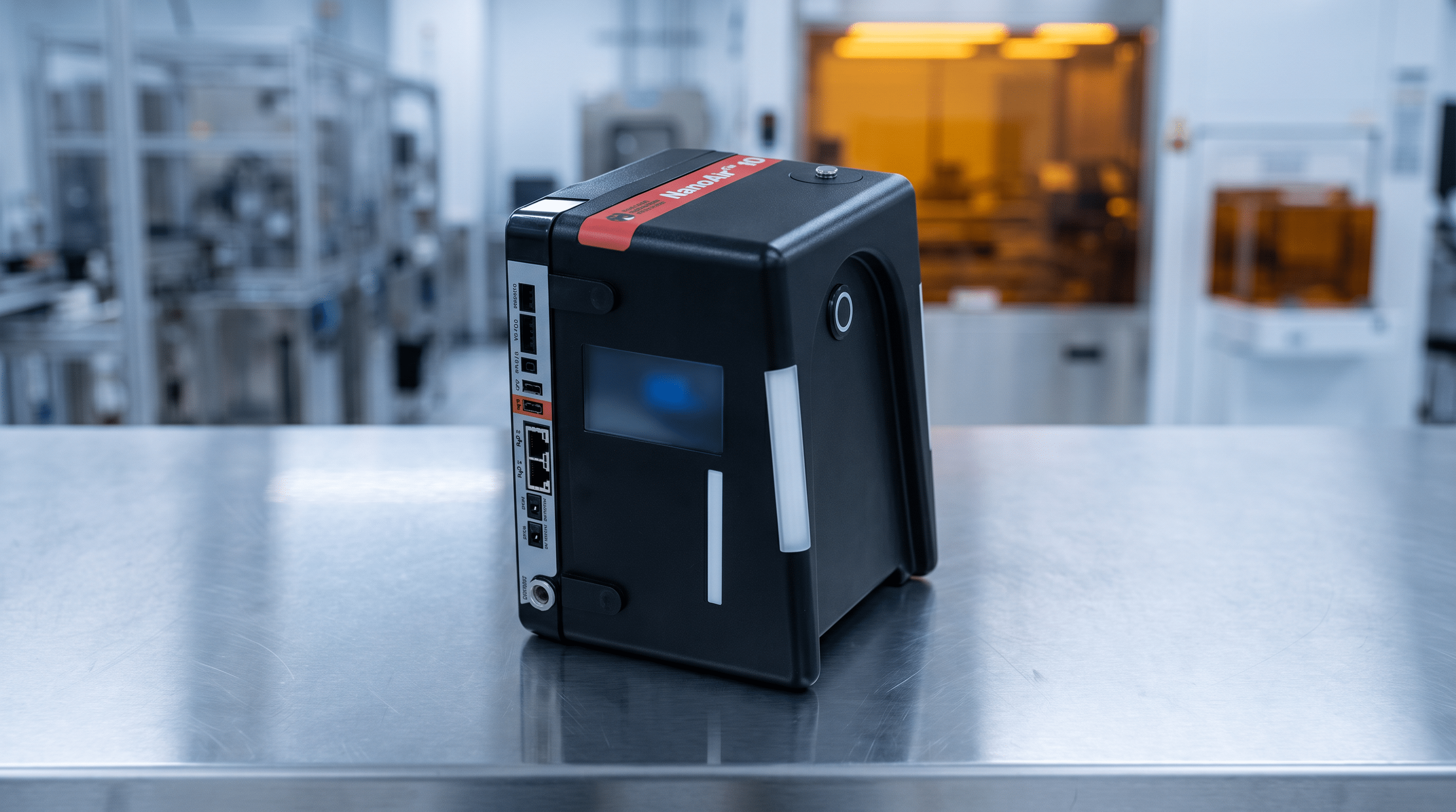 Máy đếm hạt nano PMS NanoAir 10 trong nhà máy bán dẫn