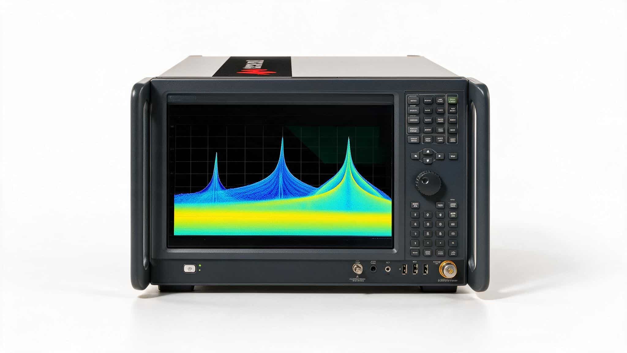 Máy phân tích tín hiệu UXA Keysight N9040B chụp studio nền trắng mặt trước