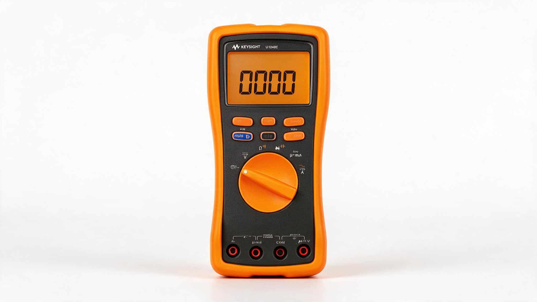 Đồng hồ vạn năng cầm tay Keysight U1242C studio nền trắng