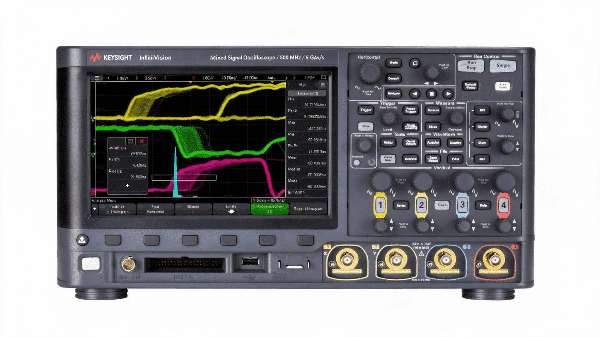 Máy hiện sóng Keysight MSOX3054G dòng 3000G X-Series studio nền trắng
