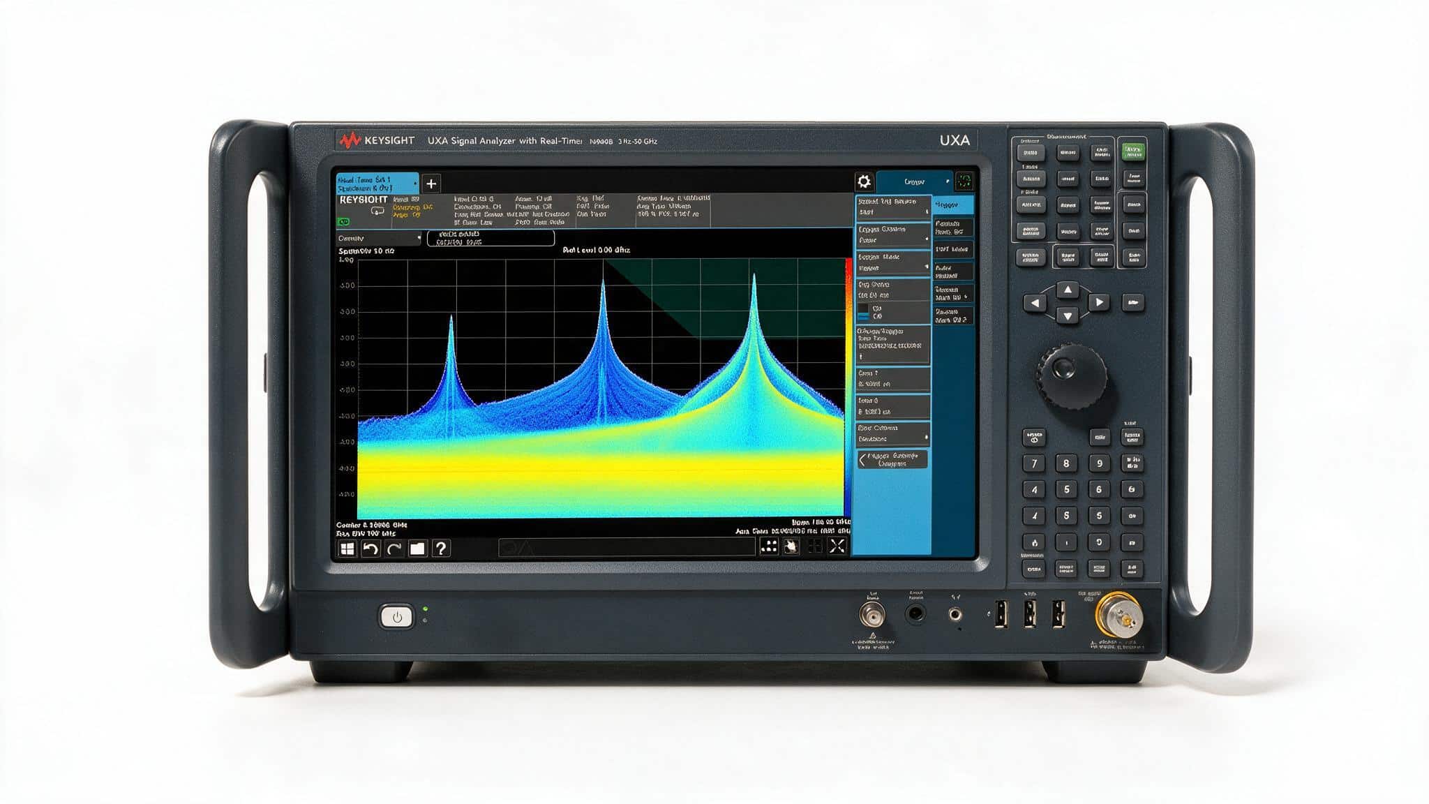 Máy phân tích tín hiệu UXA Keysight N9040B chụp studio nền trắng mặt trước