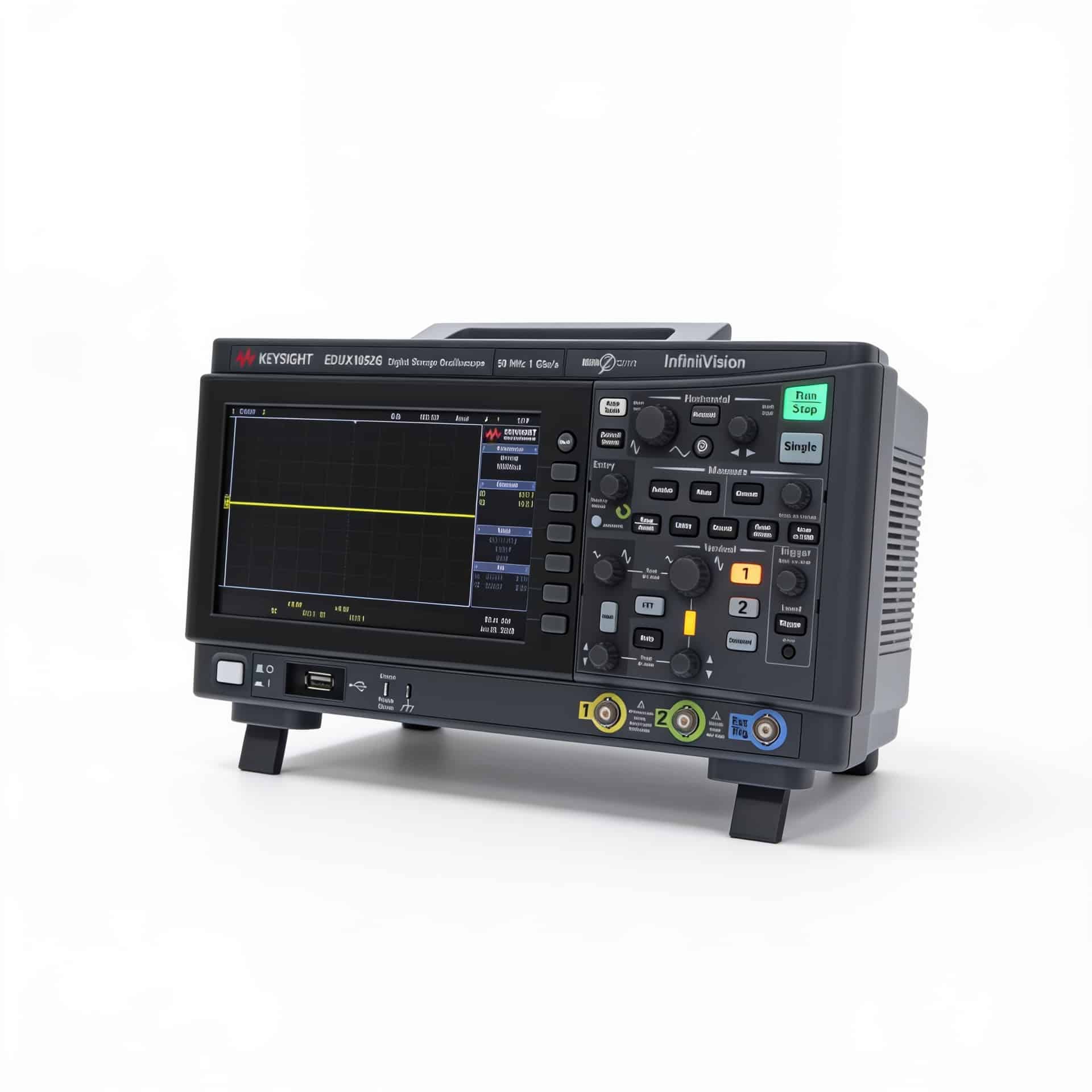 Máy hiện sóng Keysight EDUX1052G studio nền trắng