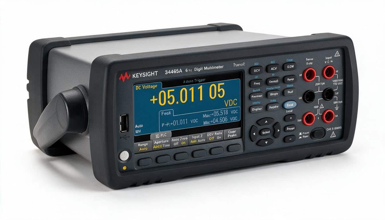 Đồng hồ vạn năng Keysight 34465A 6½ chữ số studio nền trắng