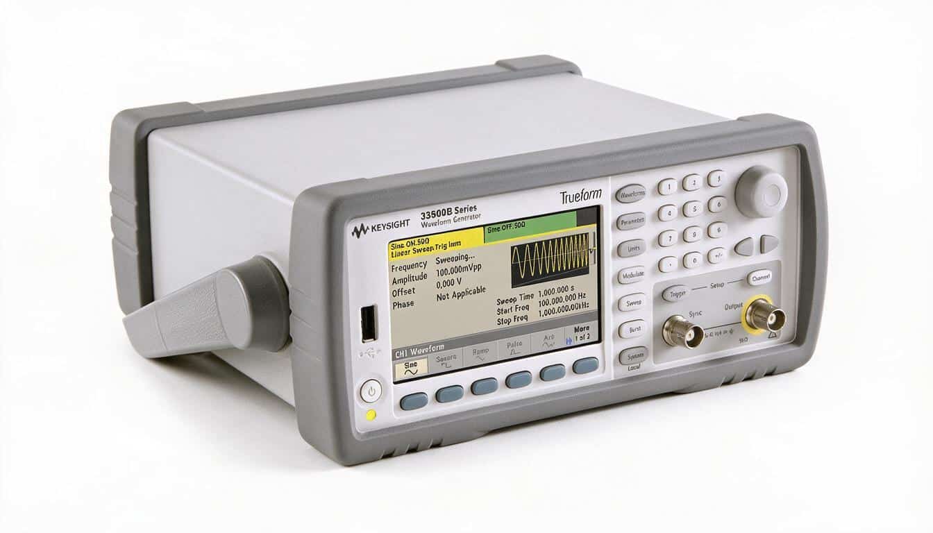 Máy phát sóng hàm tùy ý Keysight 33521B Trueform 30 MHz studio nền trắng