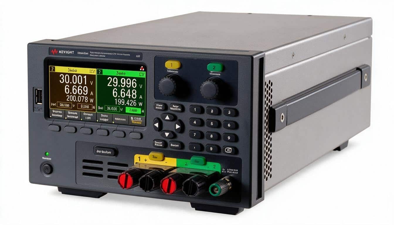 Bộ nguồn DC Keysight E36233A hai ngõ ra 400W studio nền trắng