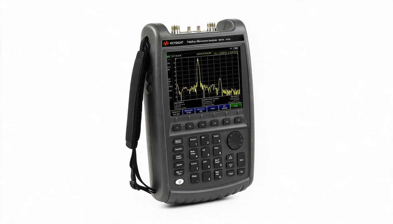 Máy phân tích phổ cầm tay Keysight N9916A FieldFox 14 GHz studio nền trắng