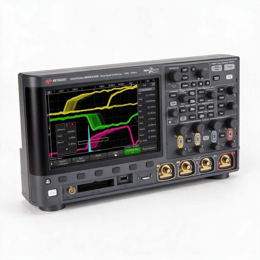 Máy hiện sóng Keysight MSOX3054G 4 kênh analog 16 kênh số chính diện studio