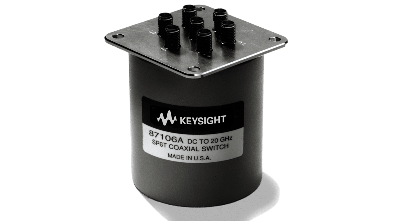 Bộ chuyển mạch đồng trục đa cổng Keysight 87106A (DC to 4 GHz, SP6T Terminated)