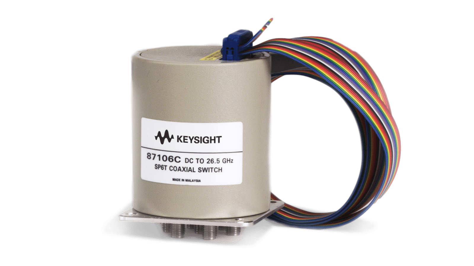 Bộ chuyển mạch đồng trục đa cổng Keysight 87106C (DC to 26.5 GHz, SP6T Terminated)