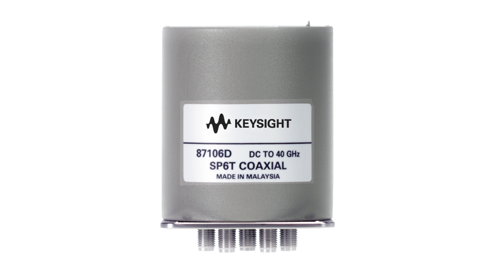 Multiport Electromechanical Coaxial Switch, DC to 40 GHz, SP6T Keysight 87106D