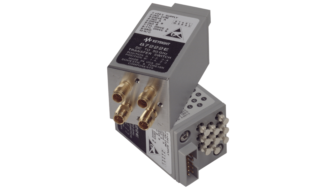 Bộ chuyển mạch đổi nối đồng trục Keysight 87222E (50 GHz)