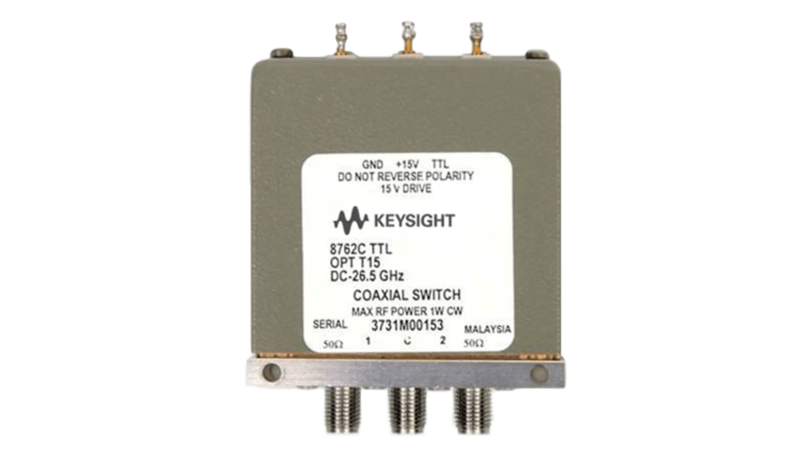 Bộ chuyển mạch Keysight 8762C (DC ~ 26.5 GHz, SPDT)