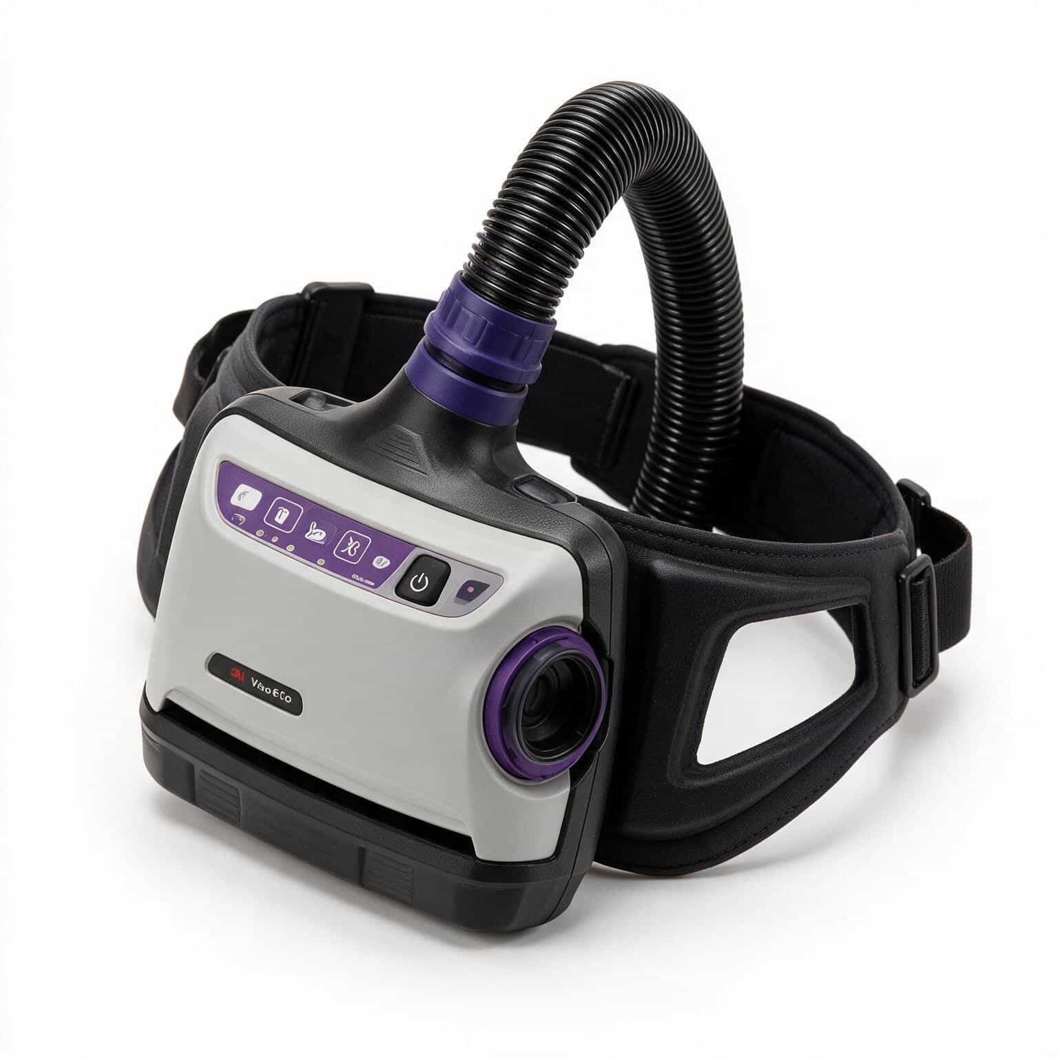 Cụm blower 3M Versaflo TR-600 cận cảnh bảng điều khiển