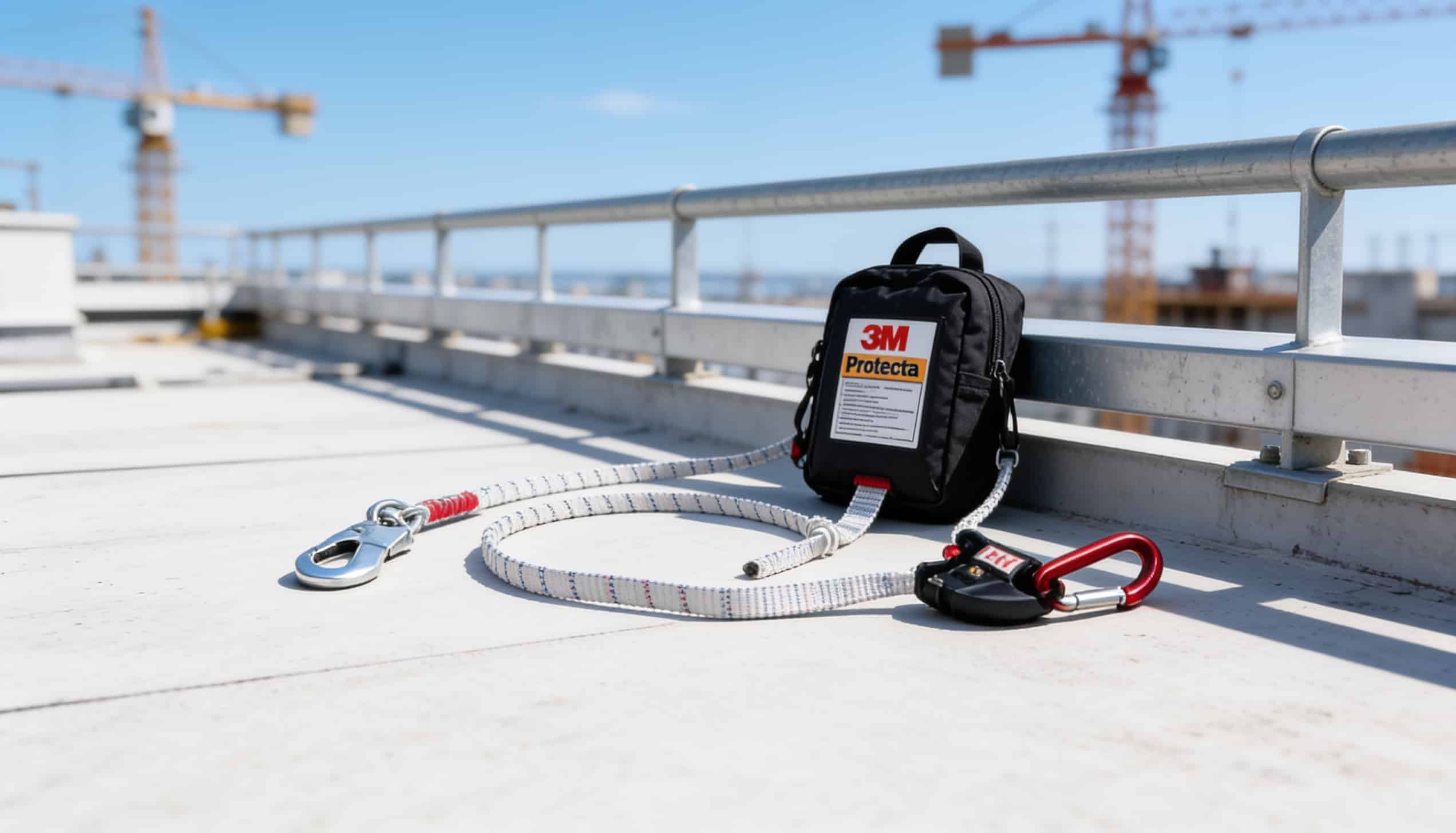 Dây chống sốc định vị 3M Protecta 1200314 trên công trường