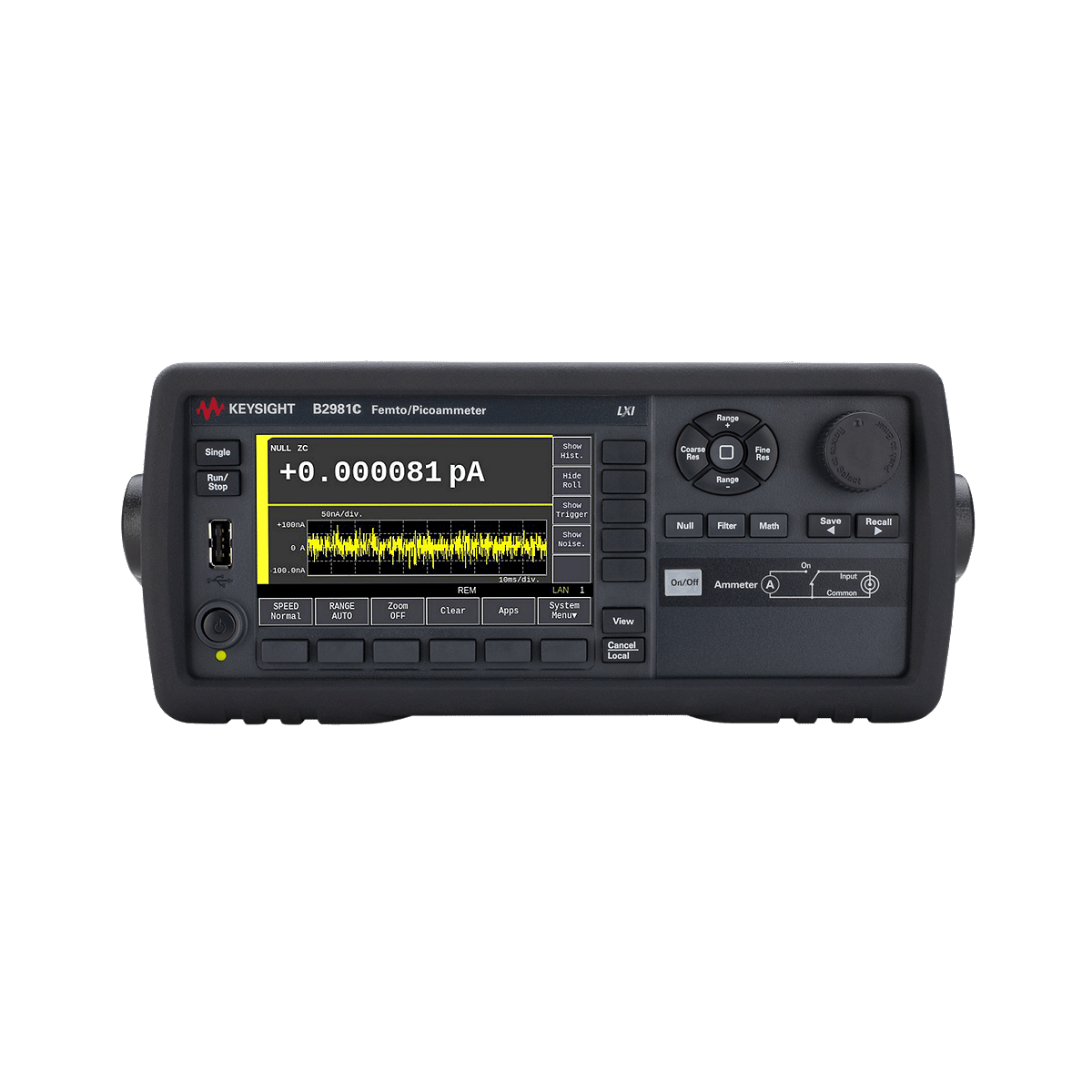 Máy đo dòng điện Femto/Pico Keysight B2981C (0.01fA)