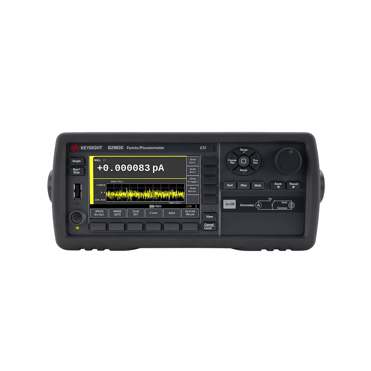 Máy đo dòng điện Femto/Pico Keysight B2983C (0.01 fA – 20 mA)