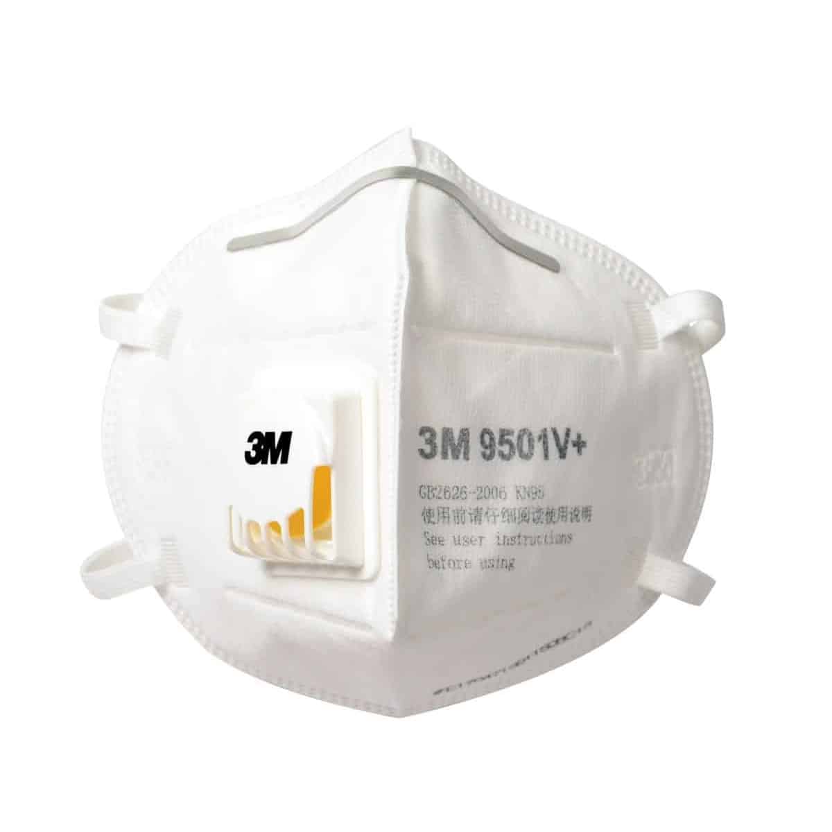 Khẩu trang 3M 9501V+ KN95 có van – ảnh chính hãng 3M