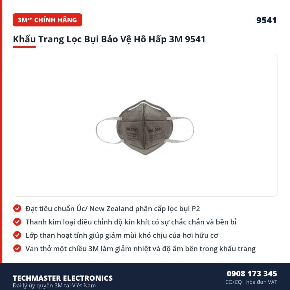 khau-trang-loc-bui-bao-ve-ho-hap-3m-9541v-2-dac-diem Khẩu Trang Lọc Bụi Bảo Vệ Hô Hấp 3M 9541 – đặc điểm & thông số chính