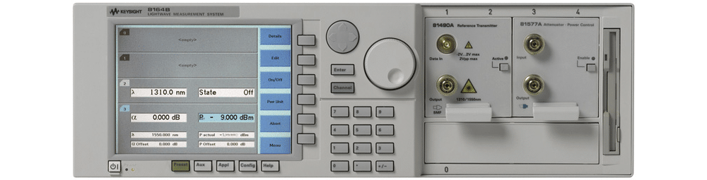 Khung đo quang đa kênh Lightwave Keysight 8166B