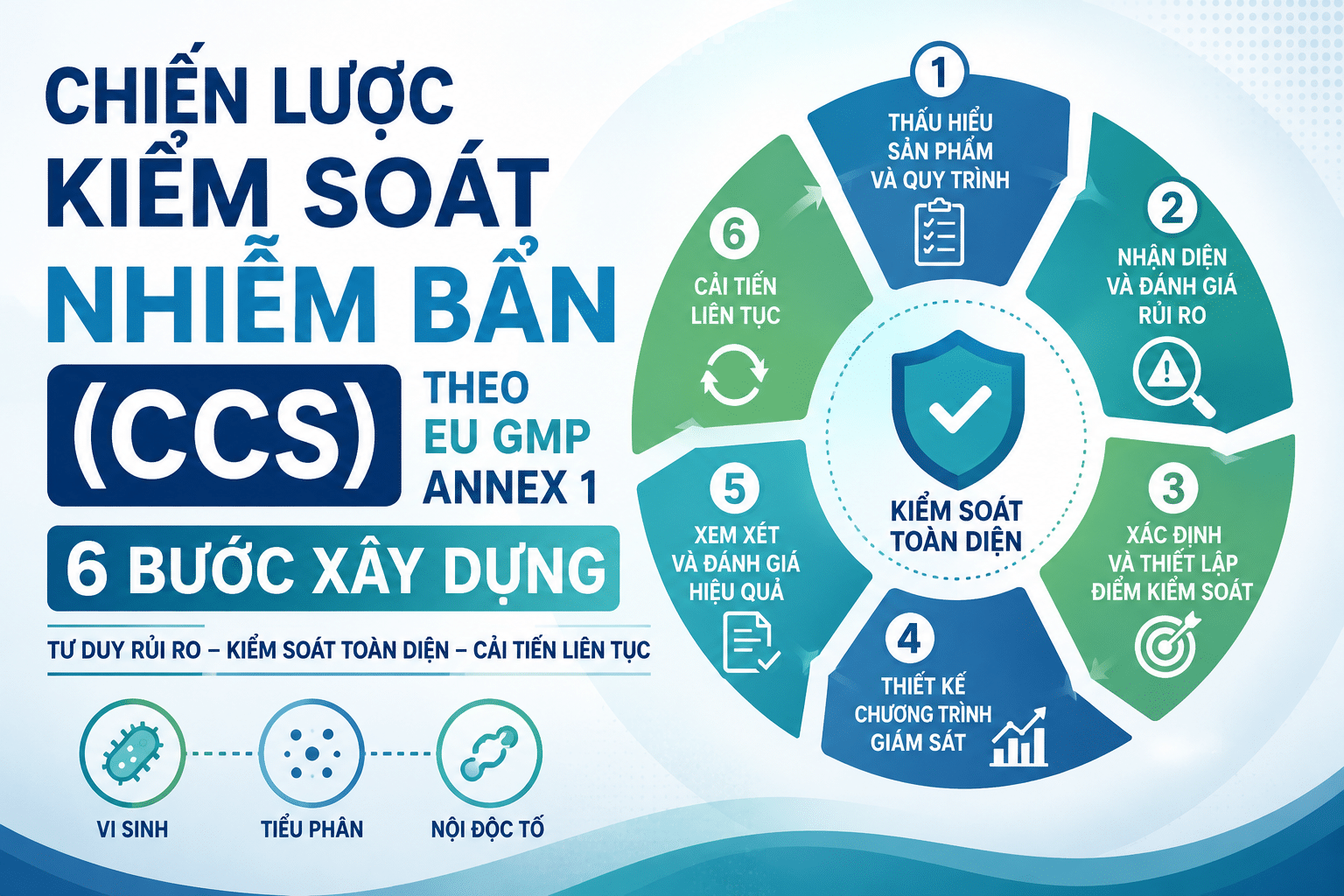 Chiến Lược Kiểm Soát Nhiễm Bẩn CCS Theo EU GMP Annex 1