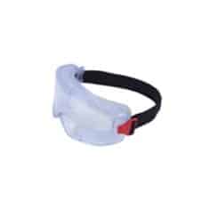 Kính chống hóa chất 3M GoggleGear Dòng 3000 GG3001A-AF, vật liệu PVC, Tròng Kính Trong Suốt AF/AS, Dây Đeo Vải