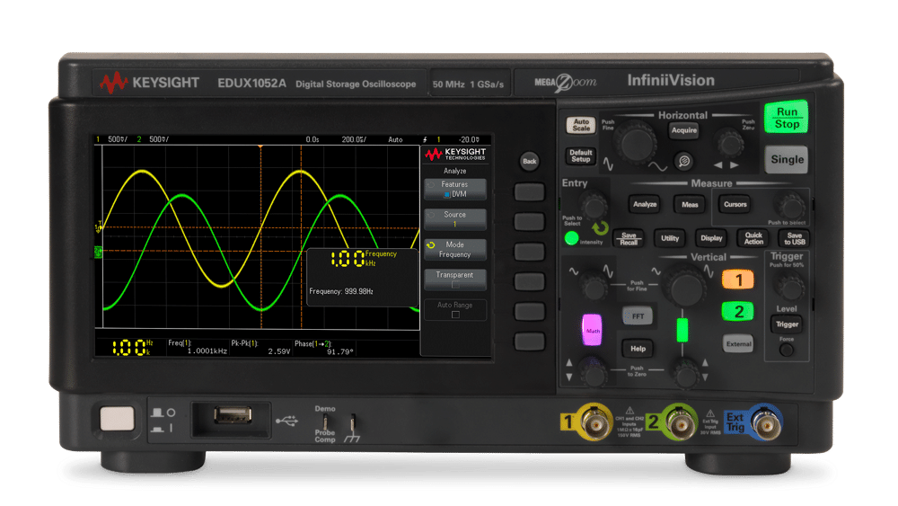 Máy hiện sóng giáo dục Keysight EDUX1002A Máy hiện sóng giáo dục Keysight EDUX1002A