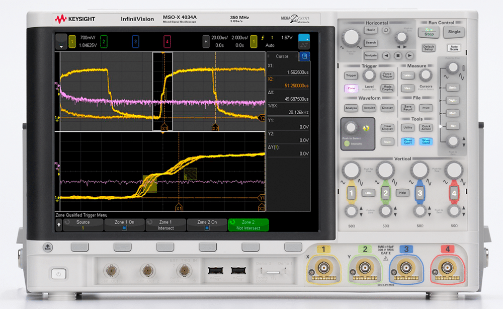 Máy hiện sóng tín hiệu hỗn hợp (MSO) Keysight MSOX4034A Máy hiện sóng tín hiệu hỗn hợp (MSO) Keysight MSOX4034A