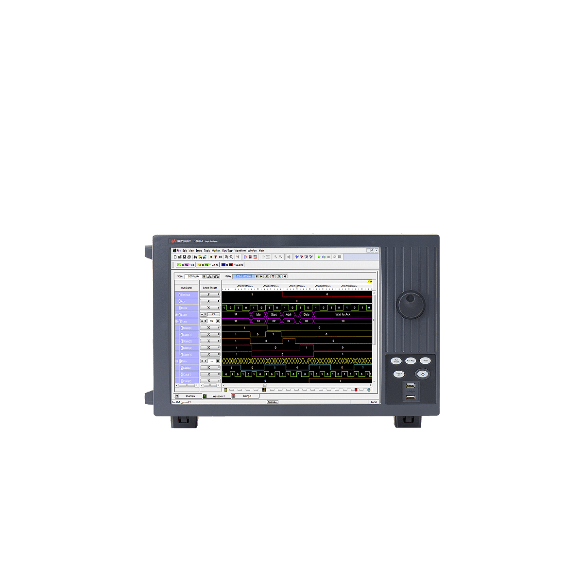 Máy phân tích logic Keysight 16863A (102 kênh, 2.5 GHz)