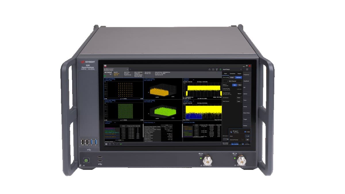 Keysight SA6210A với 2 kênh thu RF đồng thời (RF 1 In / RF 2 In)