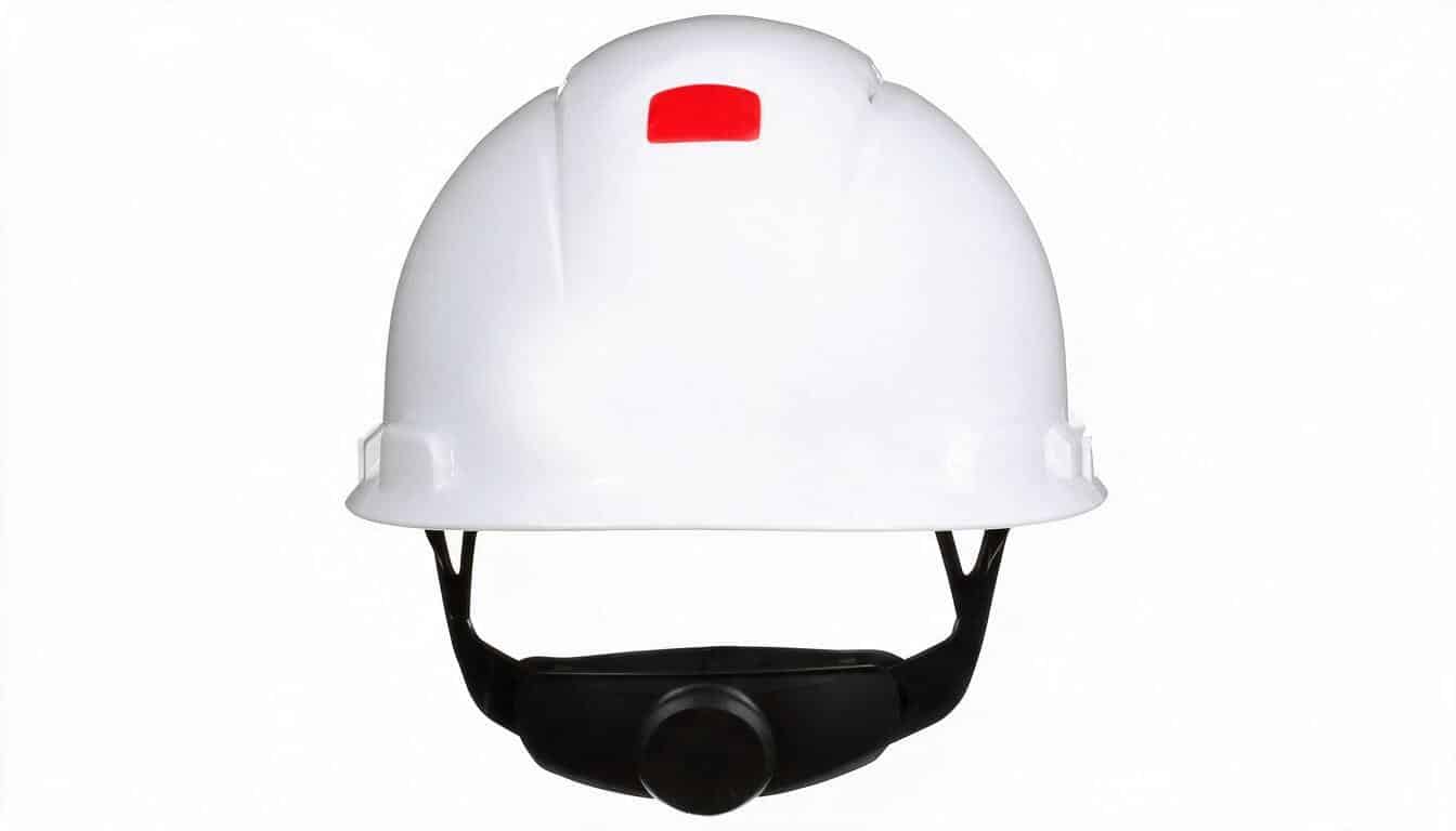 Mũ bảo hộ 3M SecureFit H-701SFV-UV có lỗ thông khí nền studio trắng