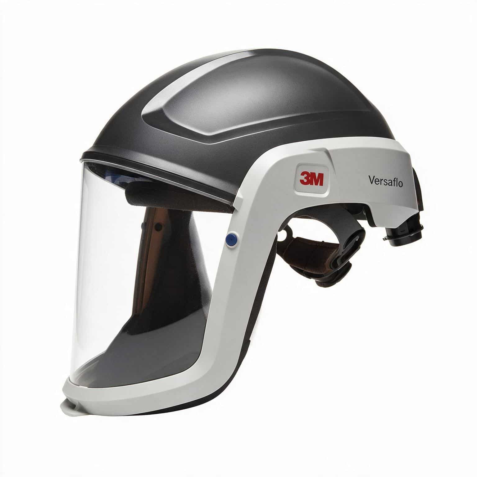 Mũ bảo hộ cấp khí 3M Versaflo M-307 với tấm che polycarbonate và viền làm kín mặt