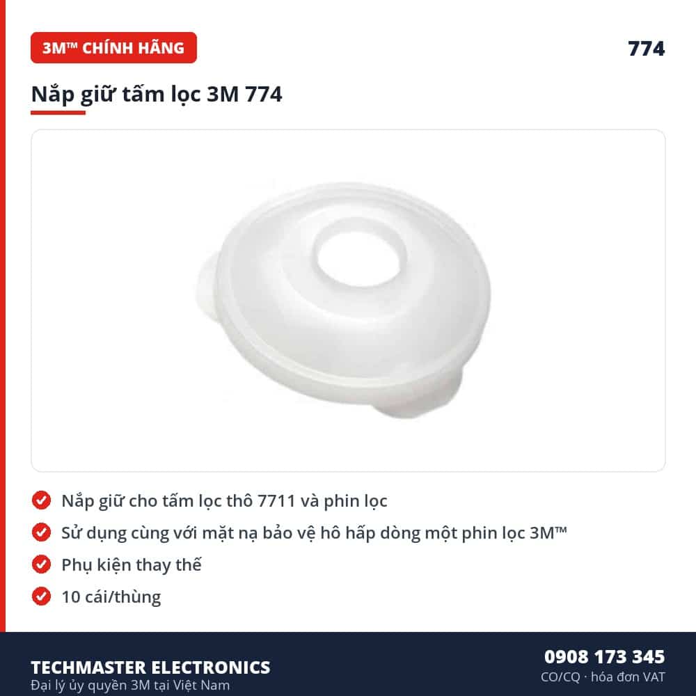 Nắp giữ tấm lọc 3M 774 – đặc điểm & thông số chính