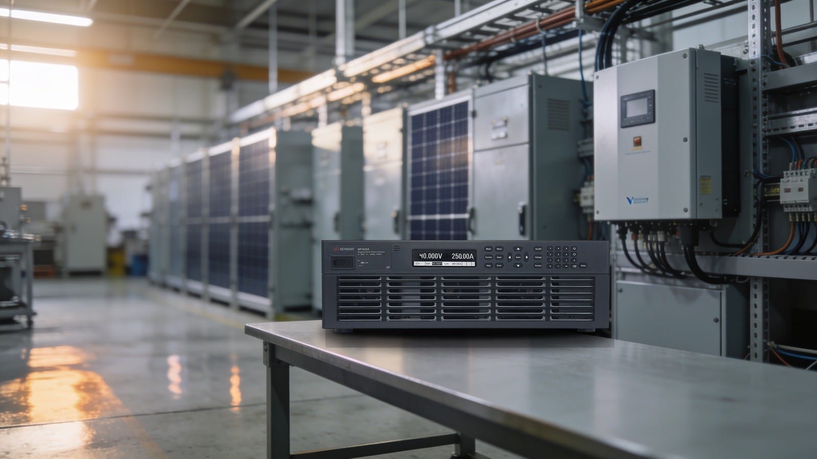 Nguồn tái sinh RP7900 Keysight dùng test inverter và điện mặt trời PV