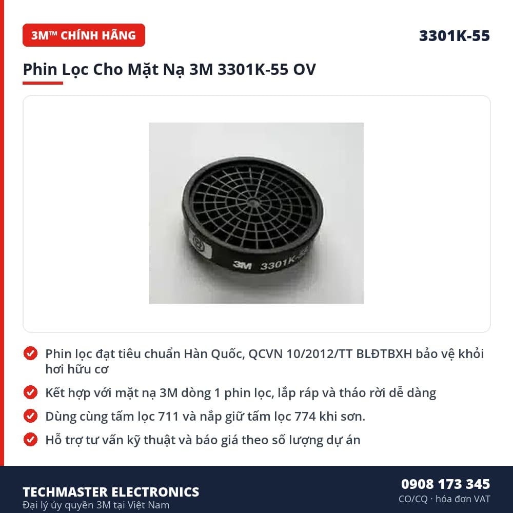 phin-loc-cho-mat-na-3m-3301k-55-ov-dac-diem Phin Lọc Cho Mặt Nạ 3M 3301K-55 OV – đặc điểm & thông số chính
