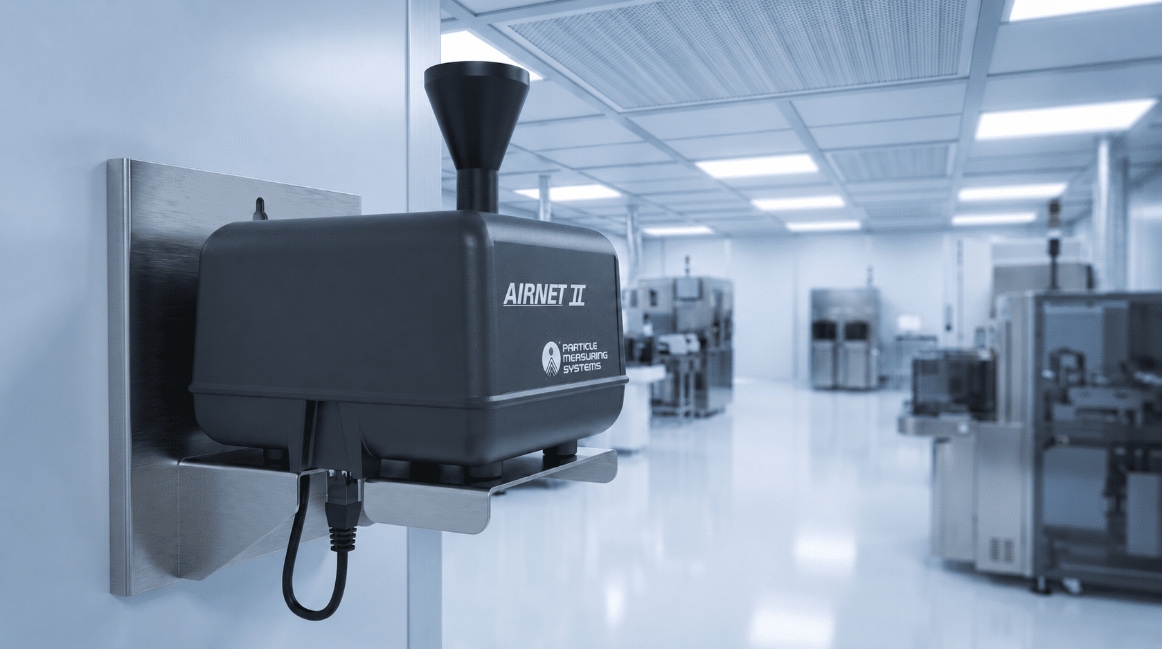 Cảm biến hạt PMS Airnet II gắn cố định trong phòng sạch bán dẫn