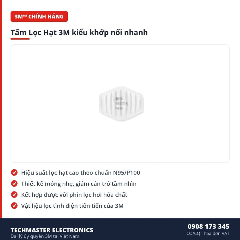 Tấm Lọc Hạt 3M kiểu khớp nối nhanh – đặc điểm & thông số chính