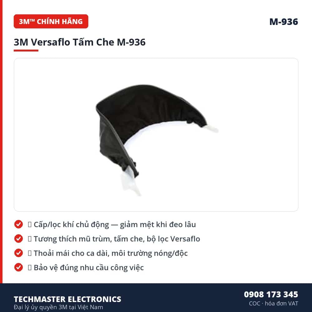3M Versaflo Tấm Che M-936 – đặc điểm & thông số chính