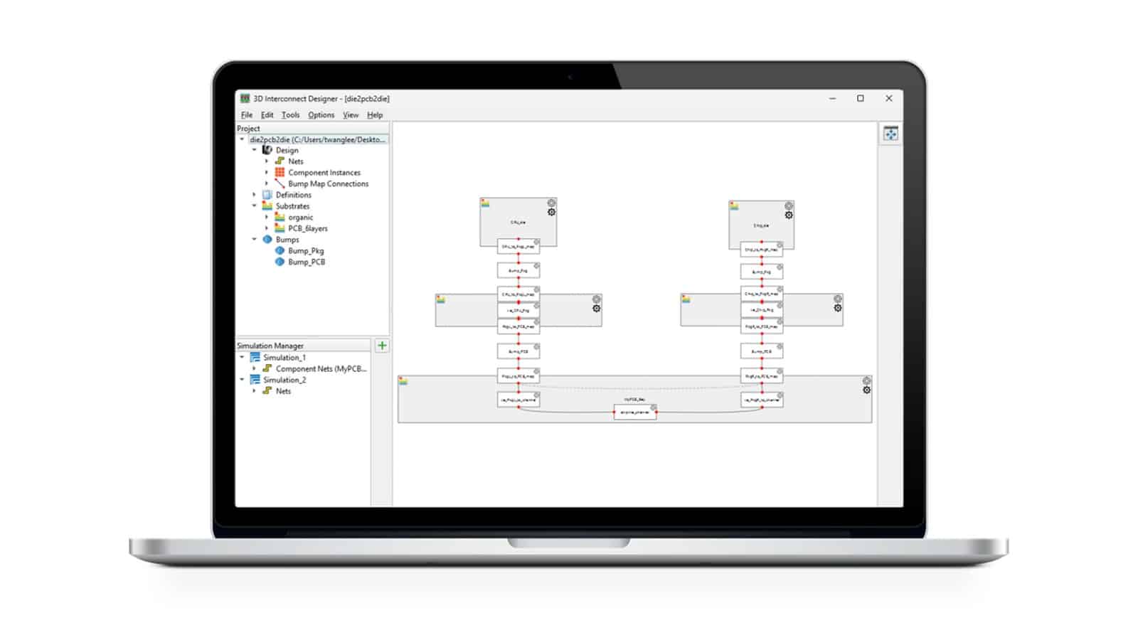 Công cụ 3D Interconnect Designer trong nền tảng PathWave