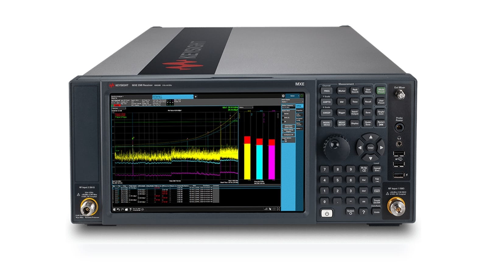 Máy thu đo EMI Keysight N9038B MXE khi định vị nguồn nhiễu phát sinh trong nhà máy