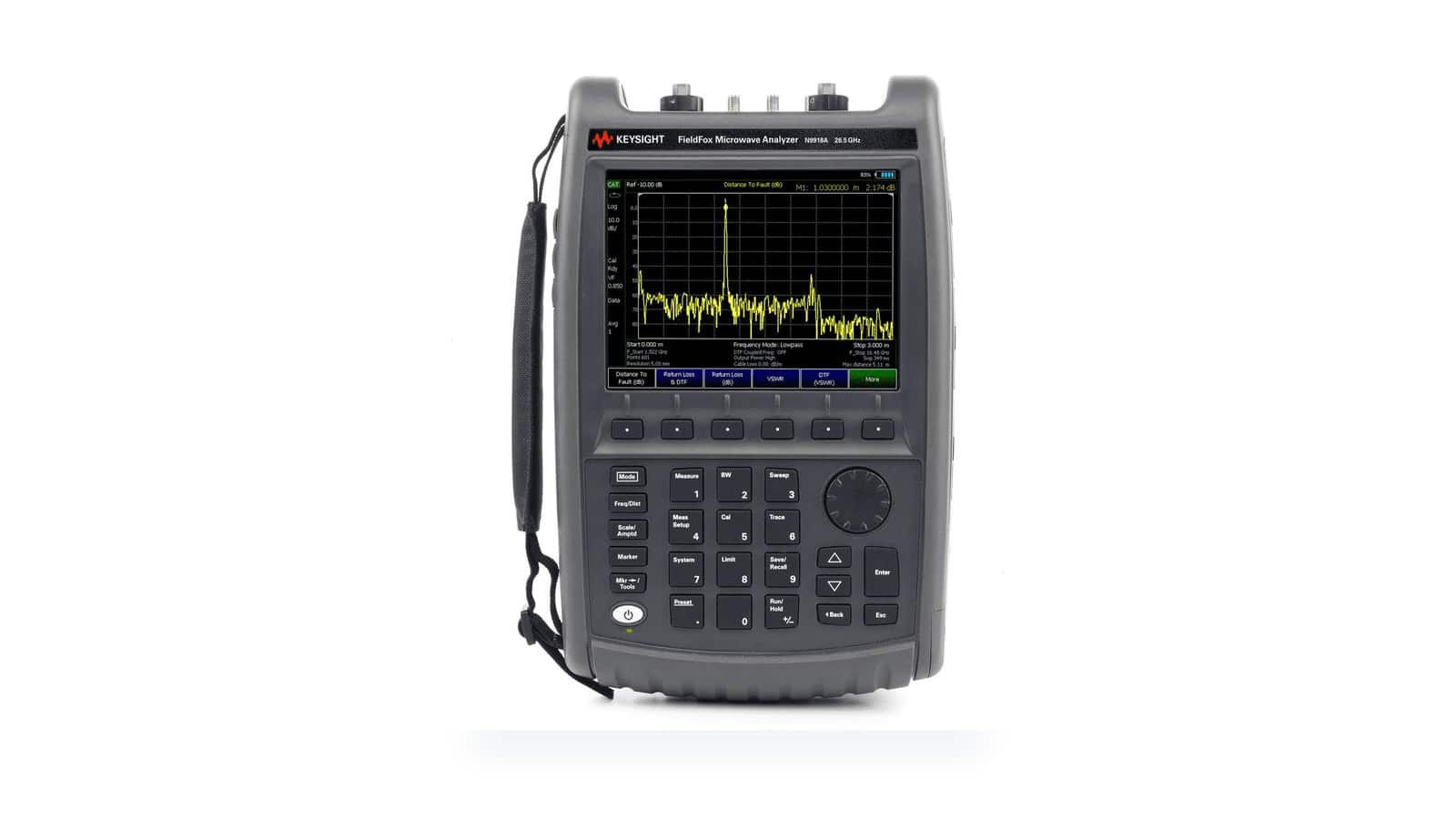 Máy phân tích cầm tay Keysight N9918A FieldFox dùng định vị nguồn nhiễu tại hiện trường