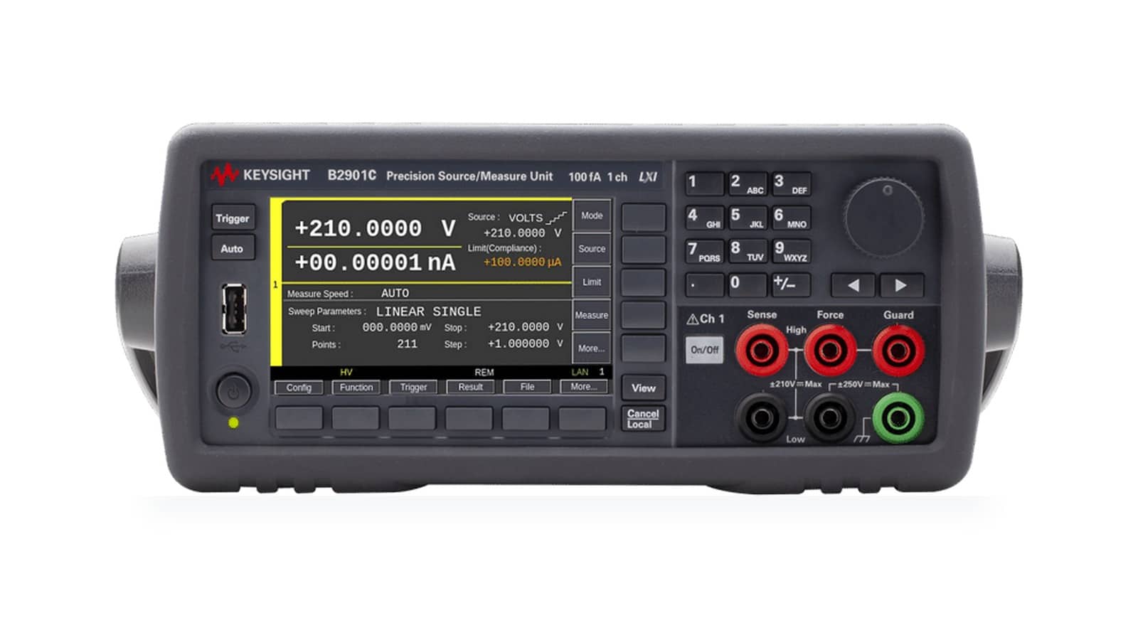 Nguồn-đo chính xác SMU Keysight B2901C dùng đo dòng IoT cho thiết bị pin