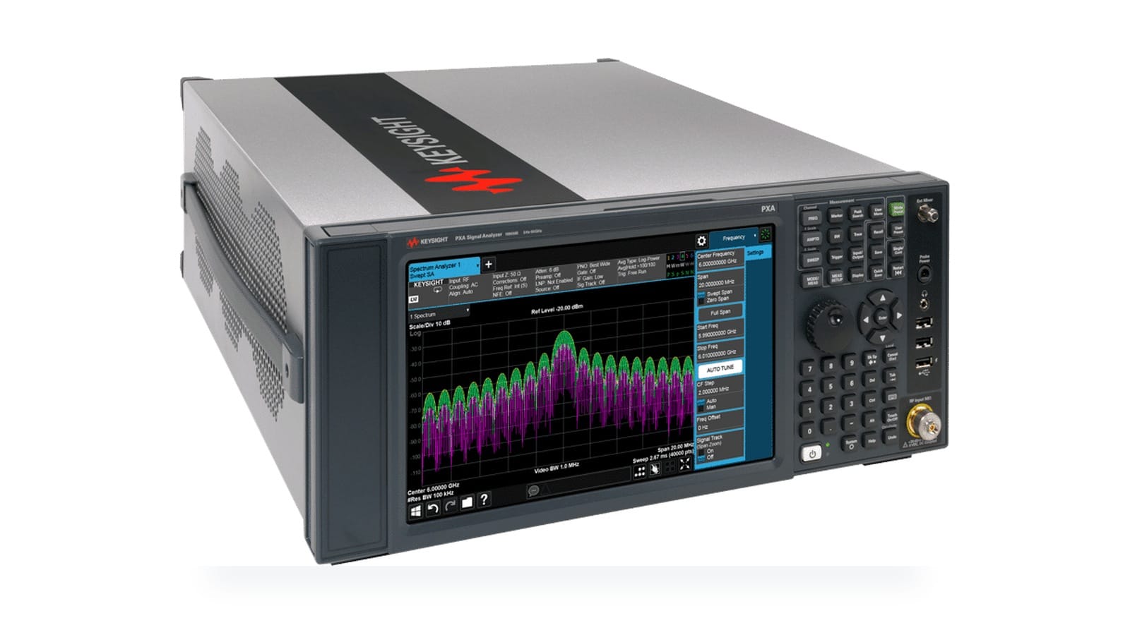 Máy phân tích tín hiệu PXA Keysight N9030B hỗ trợ phân tích phổ thời gian thực