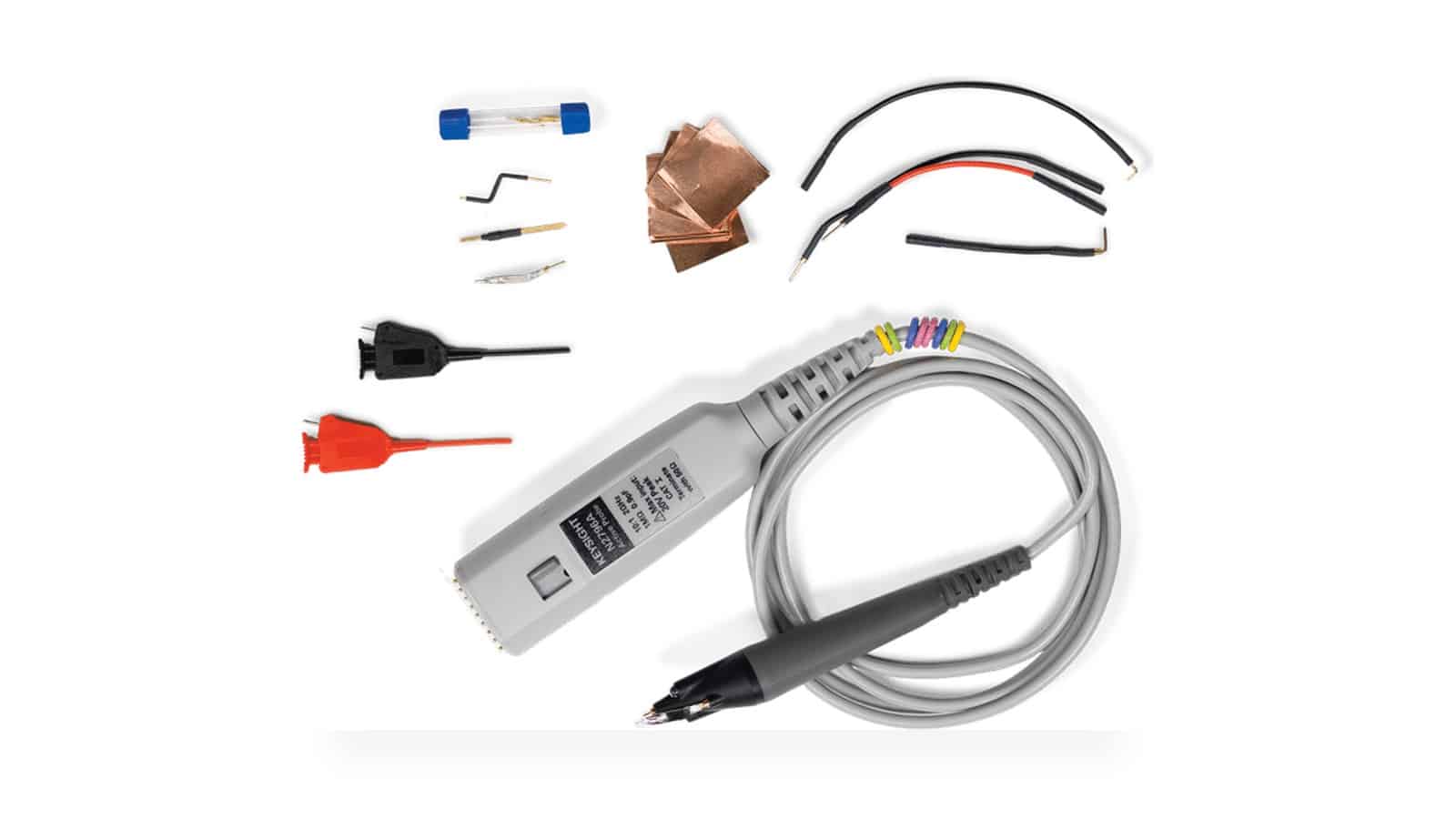 Đầu dò tích cực Keysight N2796A minh hoạ việc chọn đầu dò máy hiện sóng