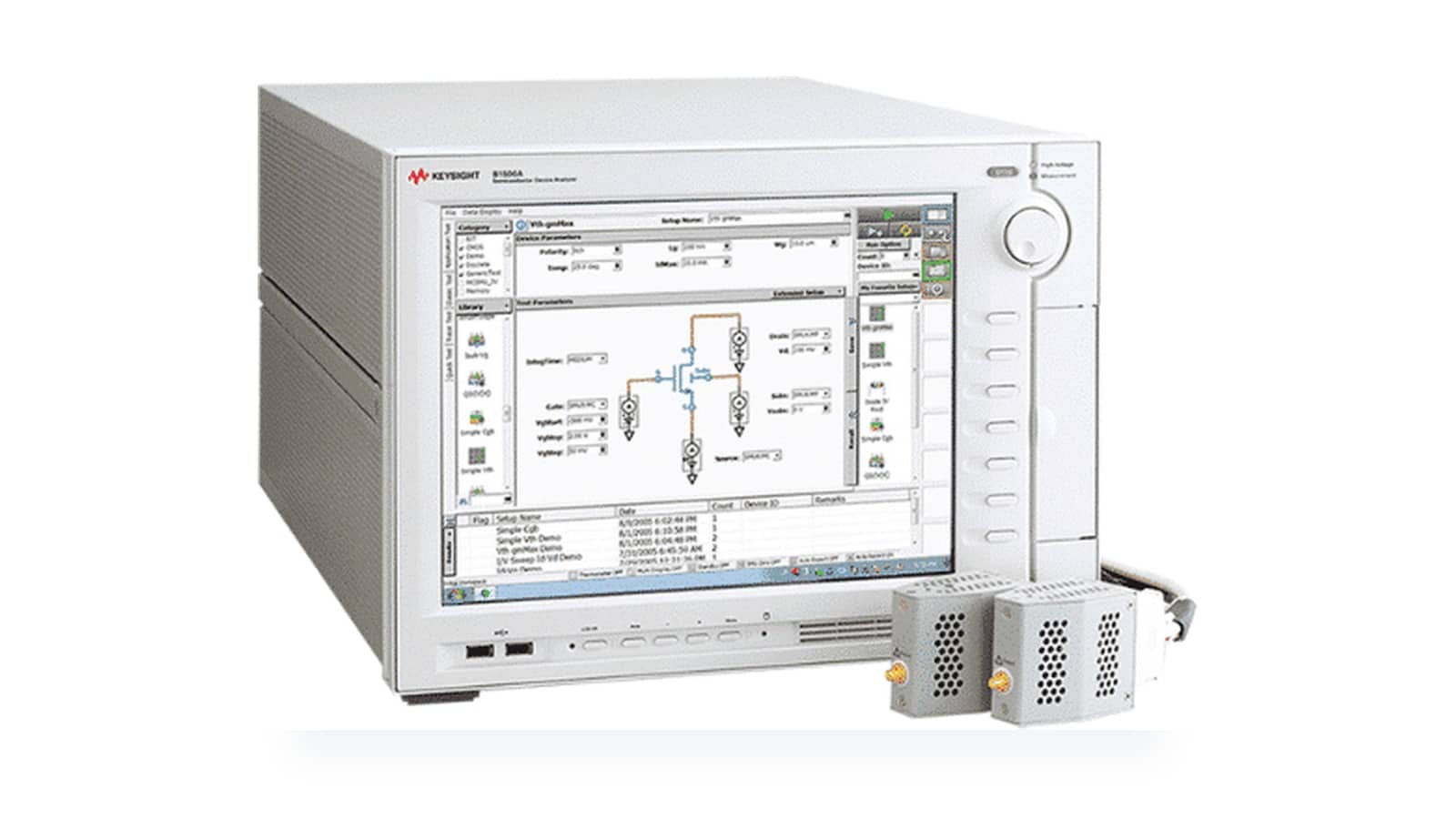 Máy phân tích linh kiện bán dẫn Keysight B1500A dùng cho đo on-wafer