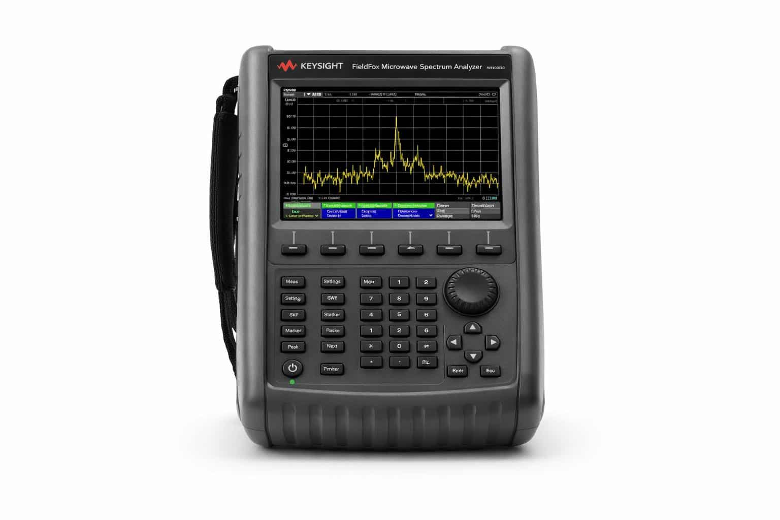 Máy phân tích phổ cầm tay Keysight N9935A FieldFox 9 GHz chính diện ảnh studio nền trắng