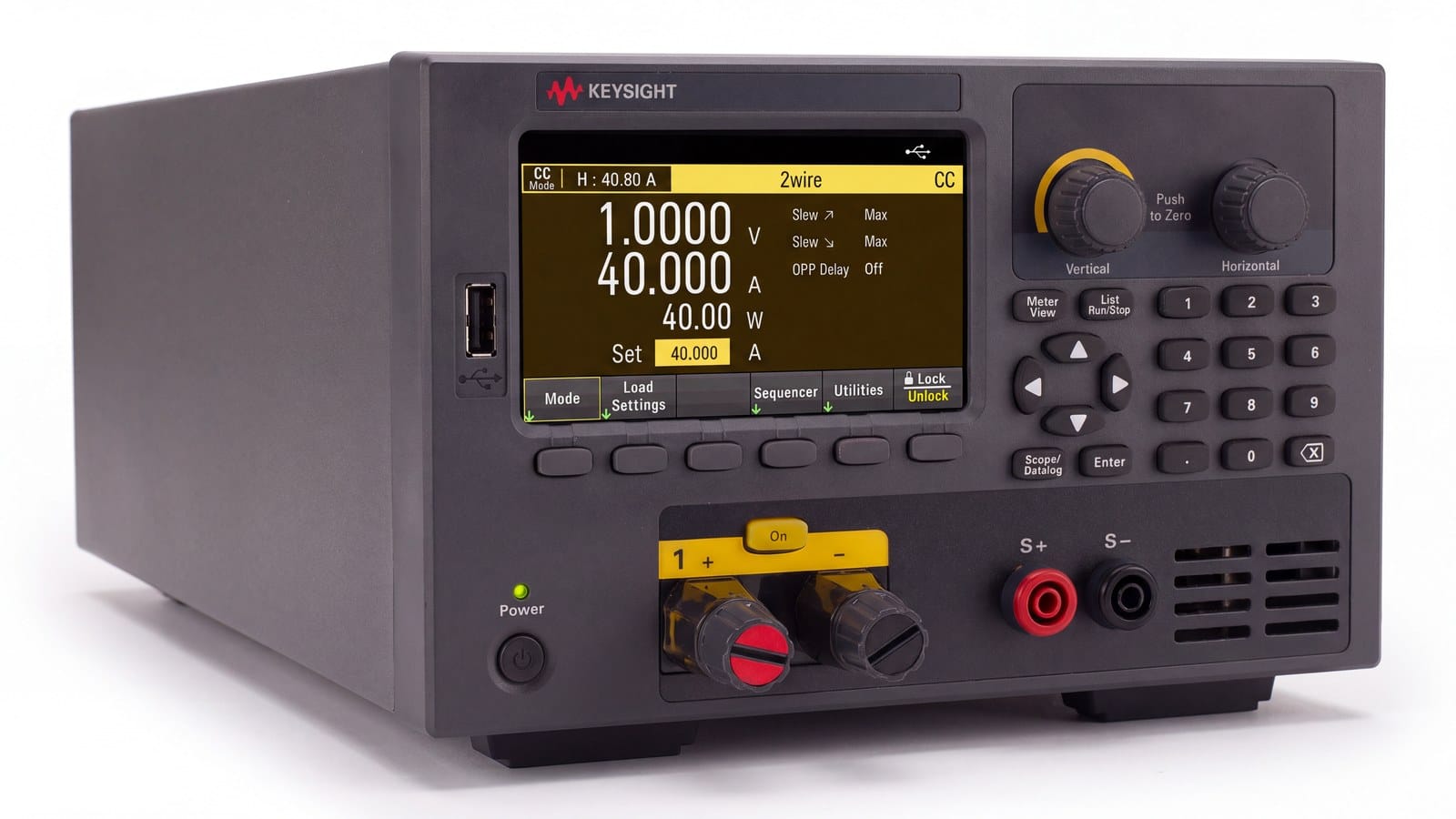 Tải điện tử DC Keysight EL33133A 150V 40A 250W góc phối cảnh