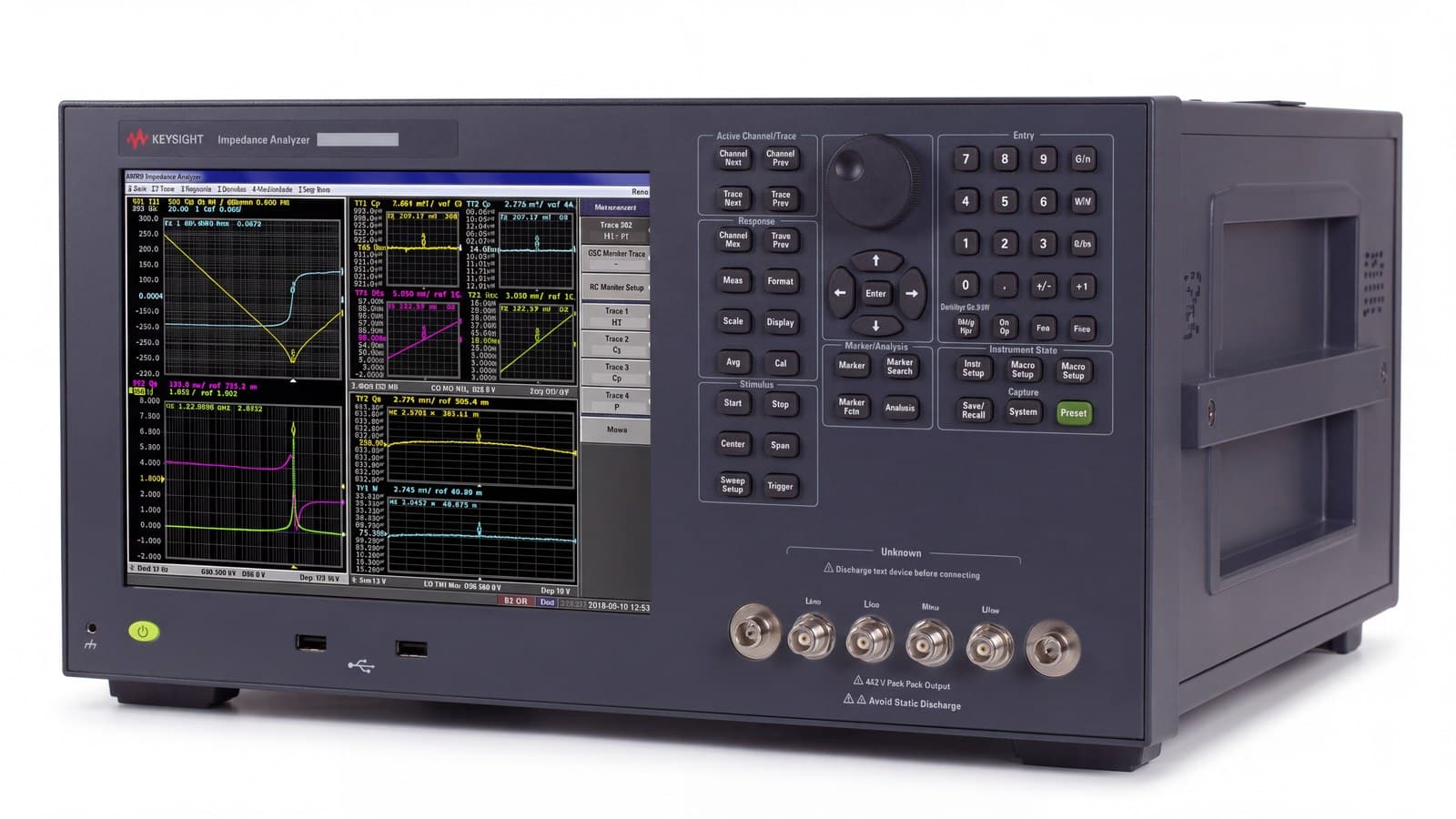 Cụm đầu nối đo Lcur Lpot Hpot Hcur trên LCR Meter Keysight E4990A