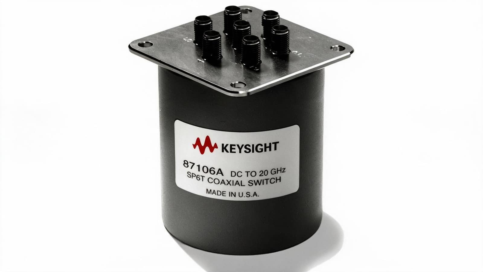 bo-chuyen-mach-rf-keysight-87106a-studio Bộ chuyển mạch đồng trục đa cổng Keysight 87106A (DC to 4 GHz, SP6T Terminated) — ảnh studio