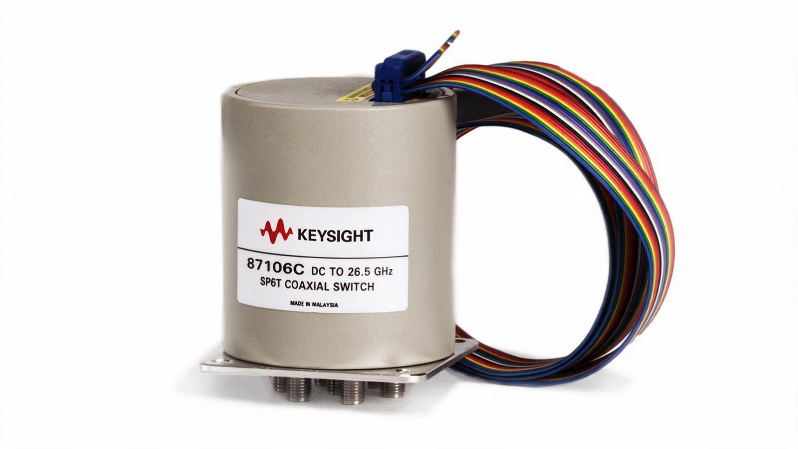 bo-chuyen-mach-rf-keysight-87106c-studio Bộ chuyển mạch đồng trục đa cổng Keysight 87106C (DC to 26.5 GHz, SP6T Terminated) — ảnh studio